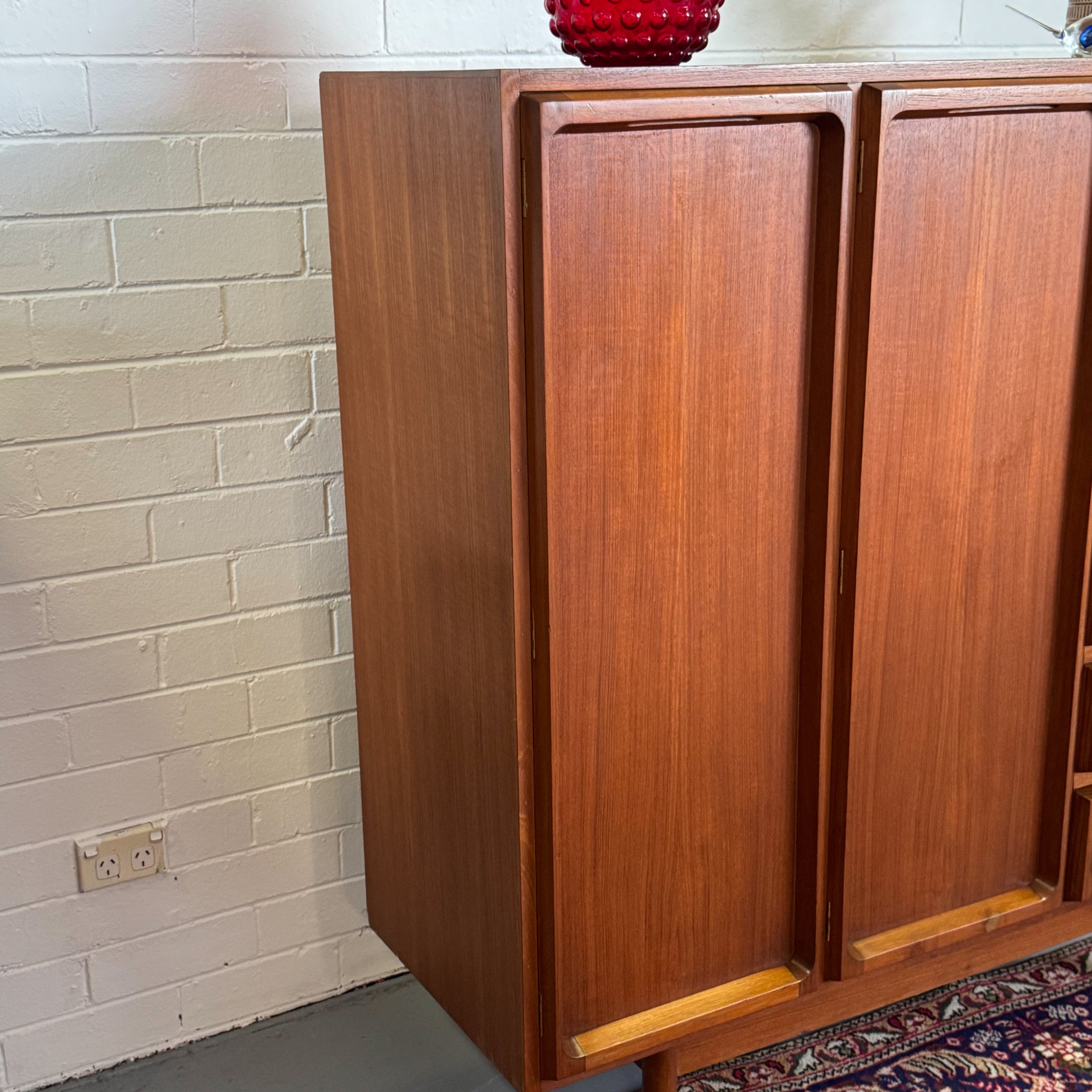 Mid Century Teak 'Koben' Sideboard Bar Cabinet Credenza by