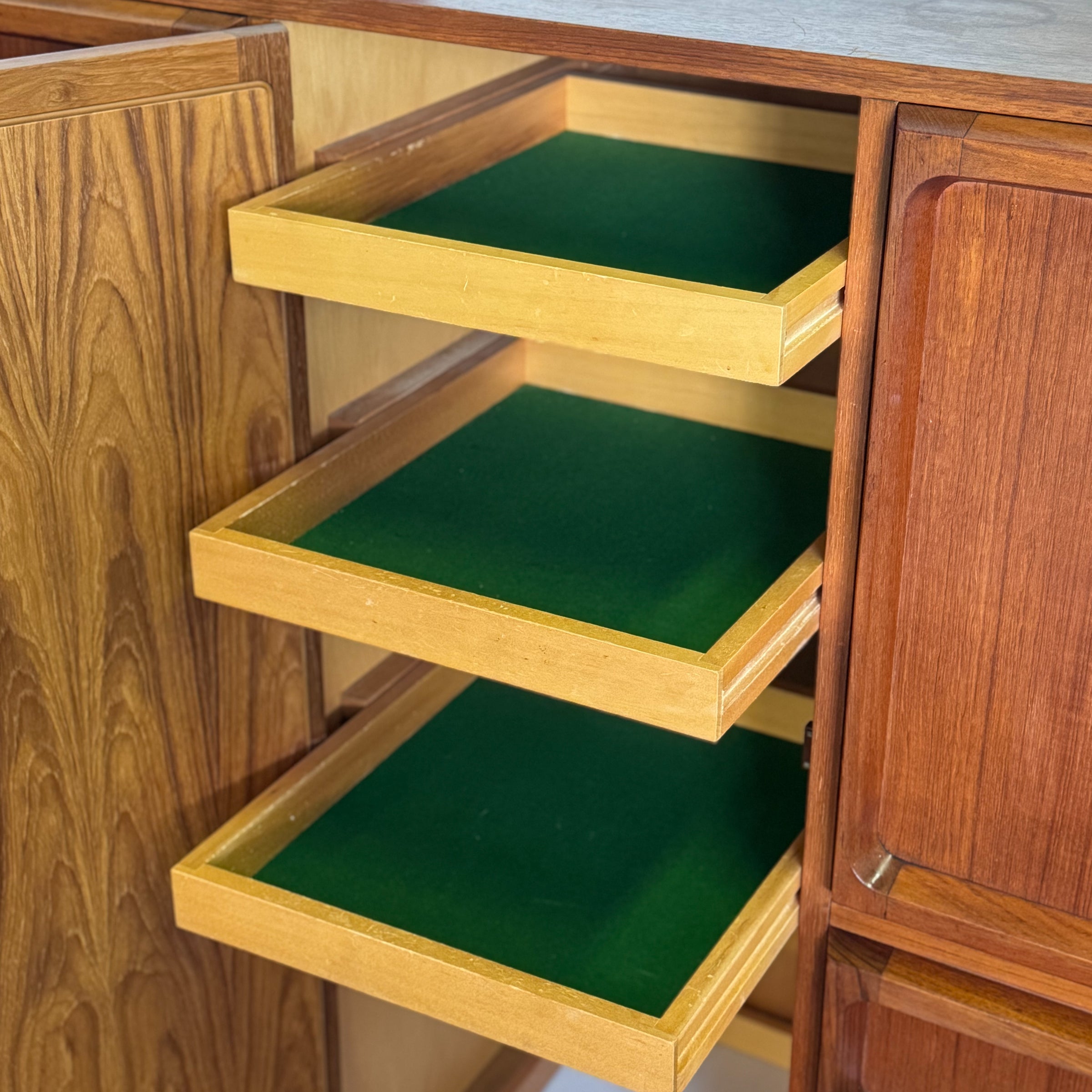 Mid Century Teak 'Koben' Sideboard Bar Cabinet Credenza by